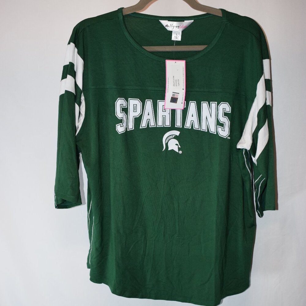 NWT Flying Colors Abigail MSU Spartans Jersey
